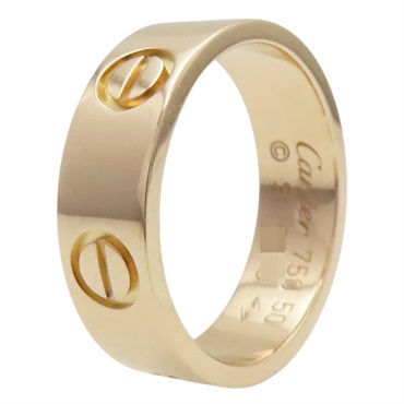 18K玫瑰金 Love 戒指【Cartier 卡地亞】 B4084800