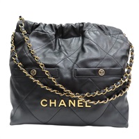 黑色 牛皮 肩背包【CHANEL 香奈兒】 AS3260