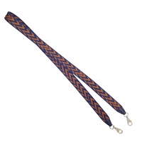 紫色 帆布 Sangle Zigzag 25mm 背帶 D刻【HERMES 愛馬仕】