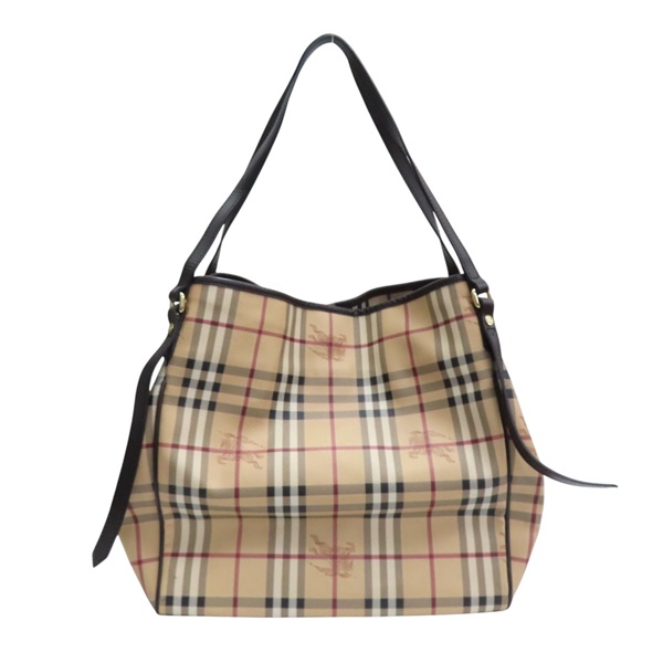 米色 PVC塗層帆布 Canterbury 肩背包 3741797【BURBERRY 巴寶莉】 3741797