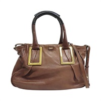 棕色羊皮 Ethel 兩用包【Chloe 克羅伊】