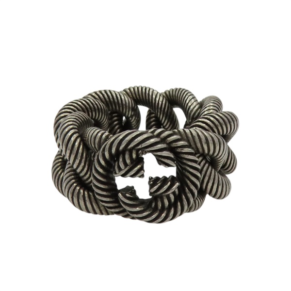 925 純銀 Interlocking G 戒指 20【GUCCI 古馳】 YBC599740001