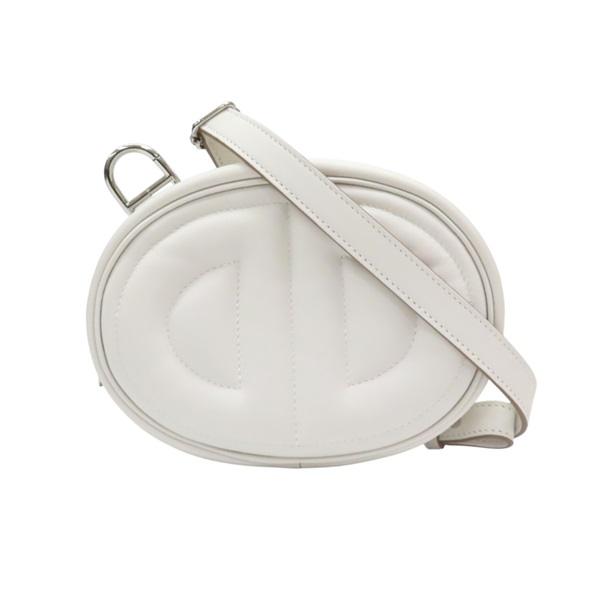 珍珠灰 Swift皮革In The Loop 腰包 胸包 B刻 銀扣【HERMES 愛馬仕】 H079223CK