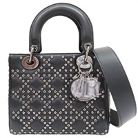 黑色 羊皮 Lady Dior (Lucky Star) 肩背包【Dior 迪奧】