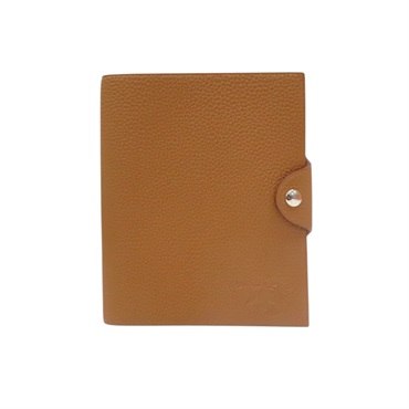 金棕色 Togo牛皮 Ulysse PM 筆記本 Z刻 銀扣【HERMES 愛馬仕】 H036986CK
