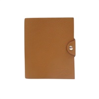 金棕色 Togo牛皮 Ulysse PM 筆記本 Z刻 銀扣【HERMES 愛馬仕】 H036986CK