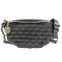 黑色 牛皮 腰包 肩背包【CHANEL 香奈兒】 AS0836