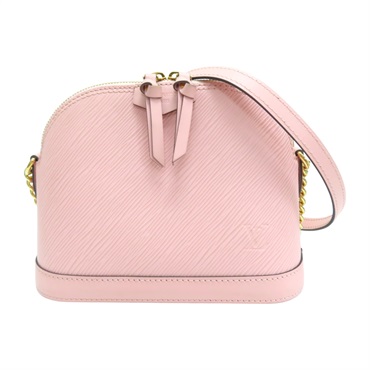 粉色 Epi 水波紋牛皮 Alma Mini 肩背包【LOUIS VUITTON LV 路易威登】 M51406