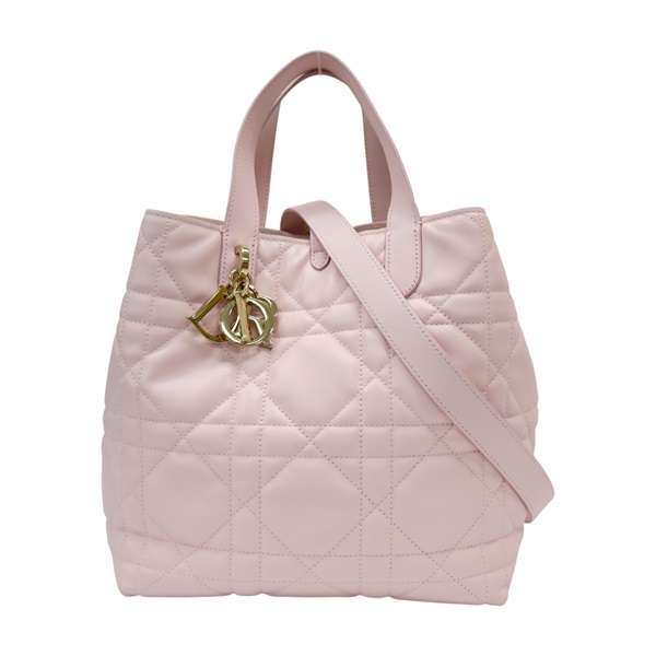 粉色 牛皮 Toujours 中型直式 托特包 肩背包 M2836OSWN【Dior 迪奧 】 M2836OSNW_M02N