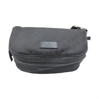 黑色 GG帆布 胸包 腰包【GUCCI 古馳】 449182