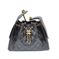 黑色 菱格紋 牛皮 25 Bag 鍊帶 肩背包 AS5293【CHANEL 香奈兒】 AS5293