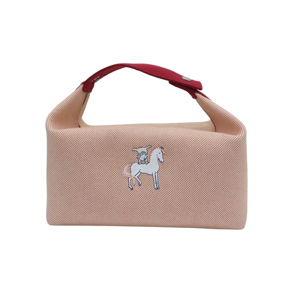 紅色 帆布/棉布 Bride a Brac GM 收納包 手提包 H103587M 【HERMES 愛馬仕】 H103587M