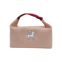 紅色 帆布/棉布 Bride a Brac GM 收納包 手提包 H103587M 【HERMES 愛馬仕】 H103587M