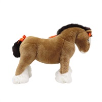 棕色 絨毛 Elmy GM 小馬玩偶【HERMES 愛馬仕】