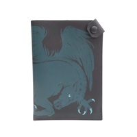 黑/綠色 Swift 牛皮 護照套 D刻【HERMES 愛馬仕】