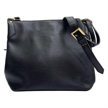 黑色 Epi 水波紋牛皮 Mandara MM 肩背包【LOUIS VUITTON LV 路易威登】 M58892