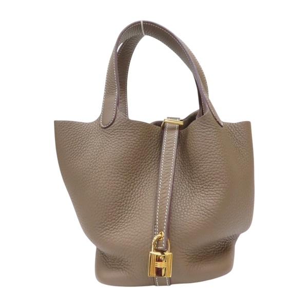 風衣灰 TC牛皮 Picotin Lock 18 手提包 Z刻 (No Key)【HERMES 愛馬仕】 H056289CC