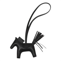 Agneau milo羊皮 鱷魚皮 Rodeo PM 小馬 吊飾 Z刻【HERMES 愛馬仕】