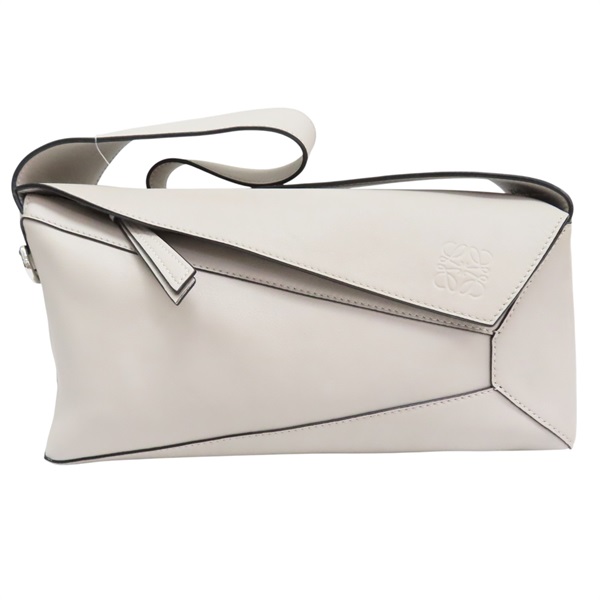 灰色 牛皮 Puzzle Hobo 肩背包【LOEWE 羅威】 A510.J67.X01