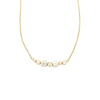 18K黃金 鑽石 SIGNATURE DIAMONDS 項鍊【GEORG JENSEN 喬治傑生】 20001306