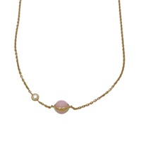 18K玫瑰金 粉色蛋白石 Possession 項鍊【Piaget 伯爵】 G33PU300