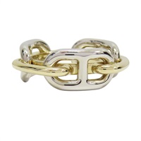 鍍金雙色 豬鼻 絲巾環【HERMES 愛馬仕】