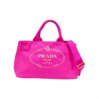 桃紅色 帆布 CANAPA 兩用包【PRADA 普拉達】 BN2642