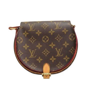 棕色 原花帆布 Tambourin 肩背包【LOUIS VUITTON LV 路易威登】 M51179