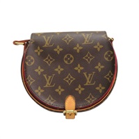 棕色 原花帆布 Tambourin 肩背包【LOUIS VUITTON LV 路易威登】 M51179