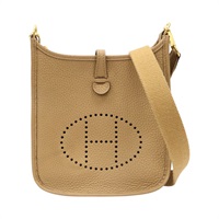 餅乾色 Taurillon牛皮 Evelyne 16 肩背包 B刻【HERMES 愛馬仕】 H069426CC