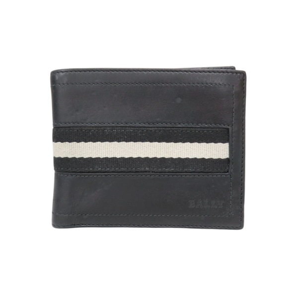 黑色 牛皮 Tollen 二折 短夾【BALLY 巴利】 6233895