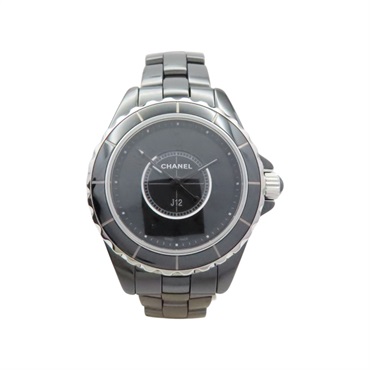 黑色錶盤 黑色陶瓷 石英機芯 J12 腕錶【CHANEL 香奈兒】 H4196