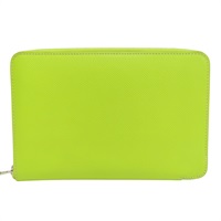 蘋果綠 EPSOM牛皮 Azap Combine拉鏈長夾 口O刻【HERMES 愛馬仕】