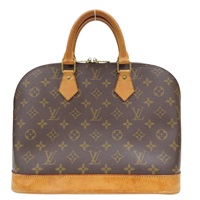 棕色 原花 帆布 Alma PM 手提包【LOUIS VUITTON LV 路易威登】 M51130