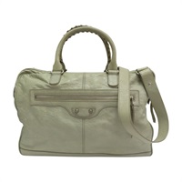 綠色 羊皮 Mini Folder 公事包 肩背包 310939【Balenciaga 巴黎世家】 310939