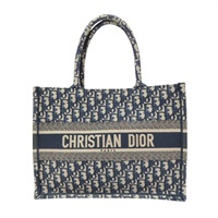 藍色 提花帆布 Book Tote 中型 托特包 手提包【Dior 迪奧 】 M1296ZRIW