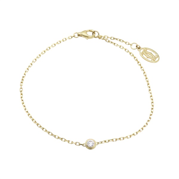 18K黃金 單鑽 Cartier d'Amour 手鏈【Cartier 卡地亞】 B6043300