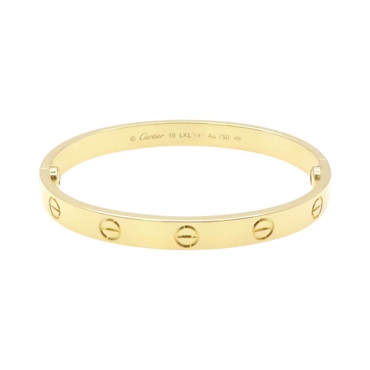 18K黃金 Love 手環 經典款【Cartier 卡地亞】 B6081817