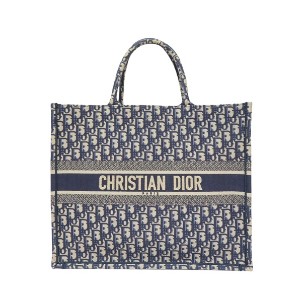 藍色 提花帆布 Book Tote 大型托特包 手提包 M1286ZRIW【Dior 迪奧 】 M1286ZRIW