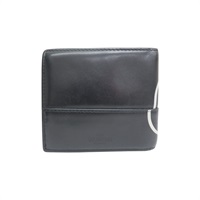 黑色牛皮 LOGO 兩折 短夾 RY0P0654QRZ【Valentino 范倫鐵諾】 RY0P0654QRZ