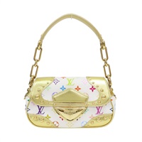 金/白色 原花帆布 Multicolore Marilyn All 肩背包 M40206【LOUIS VUITTON LV 路易威登】 M40206