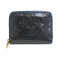 深藍色 漆皮 Zippy 零錢包 變色【LOUIS VUITTON LV 路易威登】 M90048