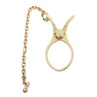 鍍玫瑰金 Filou 手套夾【HERMES 愛馬仕】