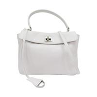 白色 牛皮 Rodeo MINI 肩背包 795456【Balenciaga 巴黎世家】 795456