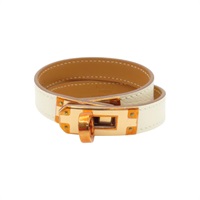 奶油白 Swift牛皮 Double Tour 手環【HERMES 愛馬仕】