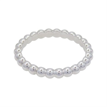 18K白金 Perlee 金珠 戒指 #56【Van Cleef & Arpels 梵克雅寶】 VCARN9PC00