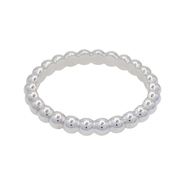 18K白金 Perlee 金珠 戒指 #56【Van Cleef & Arpels 梵克雅寶】 VCARN9PC00