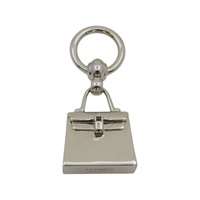 銀色金屬 Kelly包 墜飾 Twilly 絲巾扣【HERMES 愛馬仕】