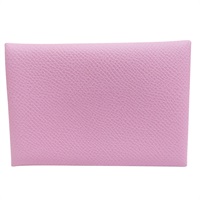 錦葵紫 EPSOM牛皮 Calvi Duo 卡夾 名片夾 U刻【HERMES 愛馬仕】