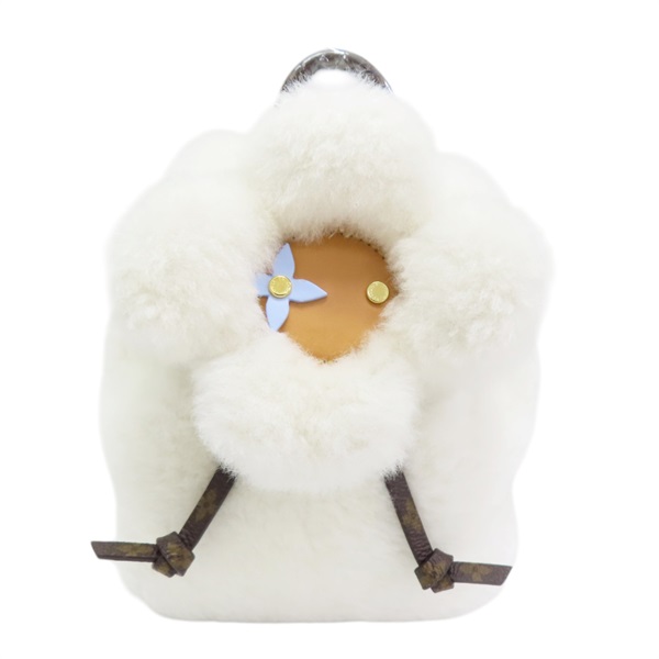 白色 羊毛皮 Viv-ified 後背包【LOUIS VUITTON LV 路易威登】 M26246